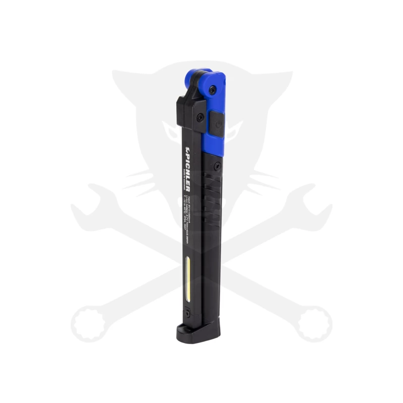 Szerelőlámpa LED COB ledes 7 mm vékony 3 funkciós akkus USB + mágnes