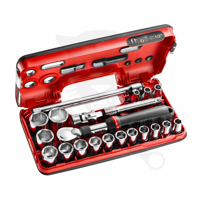 Dugókulcs készlet 1/2" 6 lap 8-32 mm 20 db-os - Facom (SXL.DBOX1PB)