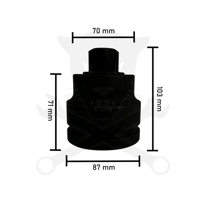 Légkulcs átalakító adapter 1-1/2" - 1" szűkítő Genius