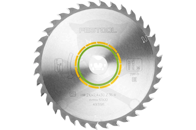 Körfűrészlap, keményfémlapkás fához 210x2.4x30 mm W36 - Festool