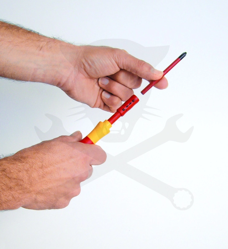 Szigetelt VDE 1000 V-os cserélhető SlimVario SL+PH+PZ készlet 9 részes