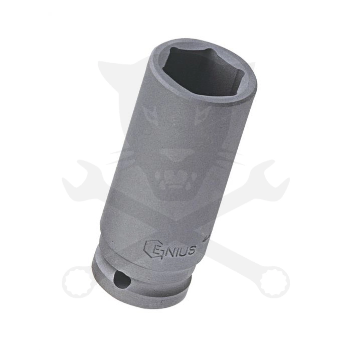 Légkulcsfej 1/2" 6 l.h. 18-as - Cr-Mo - Genius