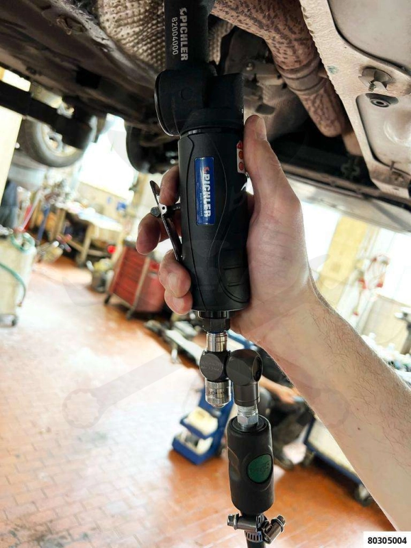 Levegő csatlakozó adapter-forgós, szabályzós 2x360-fok 1/4"KM Pichler