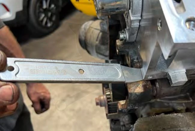Feszítő szerszám 180mm hosszú kicsi precíziós pajszer kerek ívelt vég