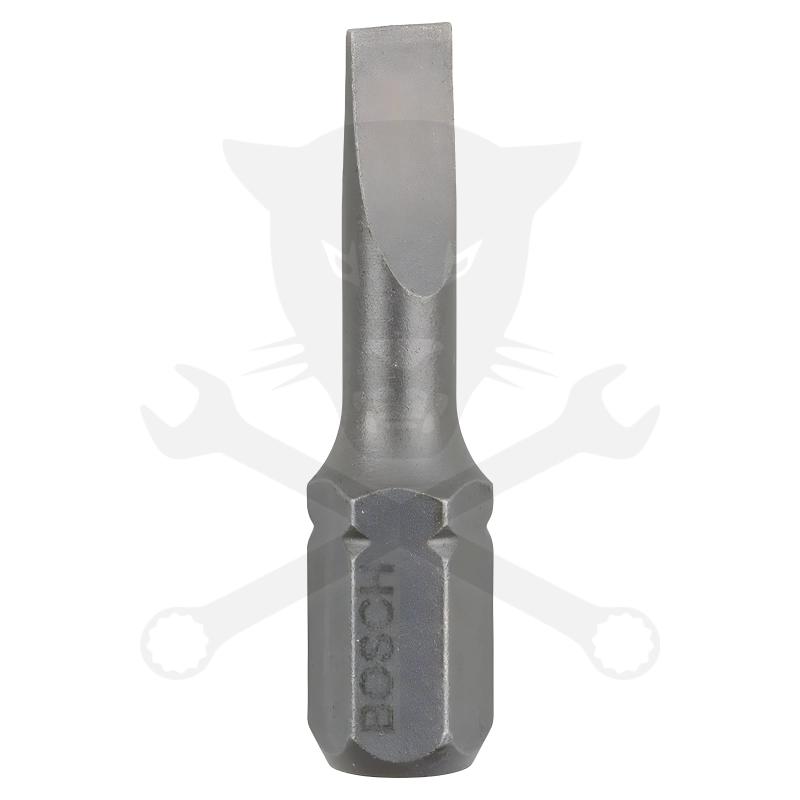 Bit 1/4" Lapos 0.8 x 5.5 x 25 mm - hornyolt 3 db-os - Bosch