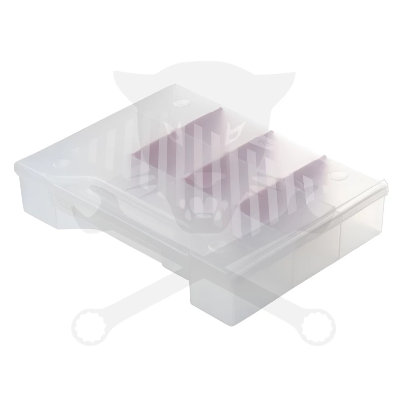 Szortimenter tárolódoboz variálható rekeszek 250x186x52 mm - Connect