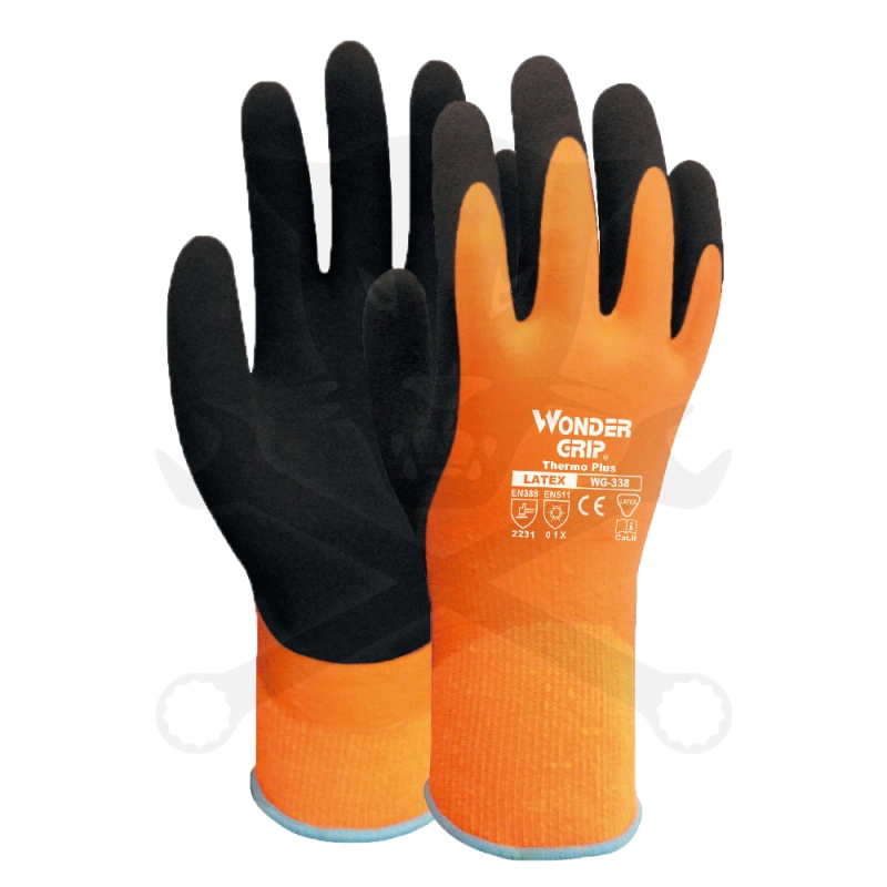Kesztyű - szerelőkesztyű - TÉLI Latex - vízálló - TouchScreen 11/XXL