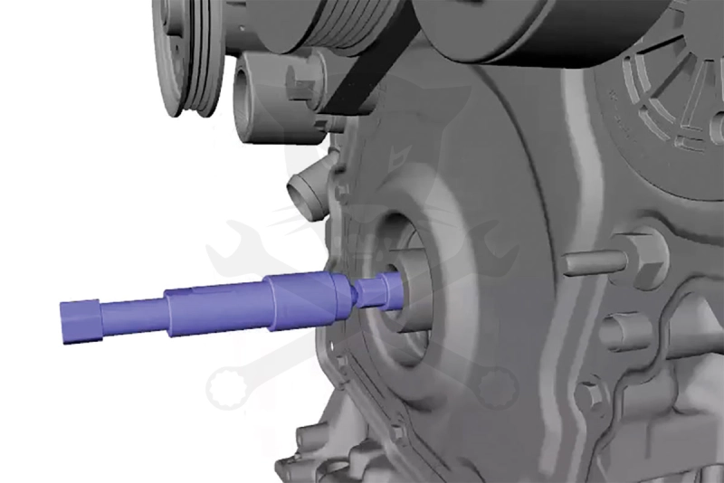Szíjtárcsa rezgéscsillapító lehúzó - Ford 2.0 Liter EcoBlue - Laser