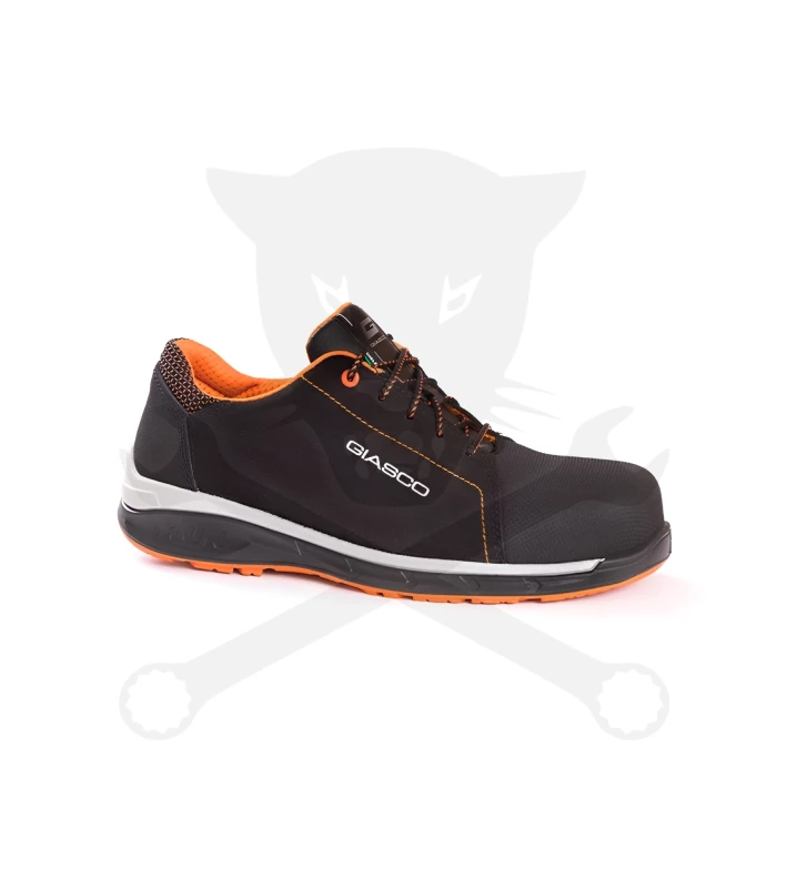 Munkavédelmi cipő GIASCO - FLOW 1000V szigetelt fekete-narancs 47-es