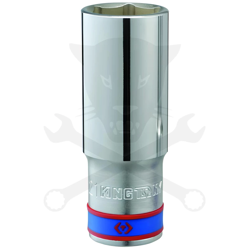 Dugókulcs - crowafej 1/2" 6 lap hosszú 15 mm KingTony