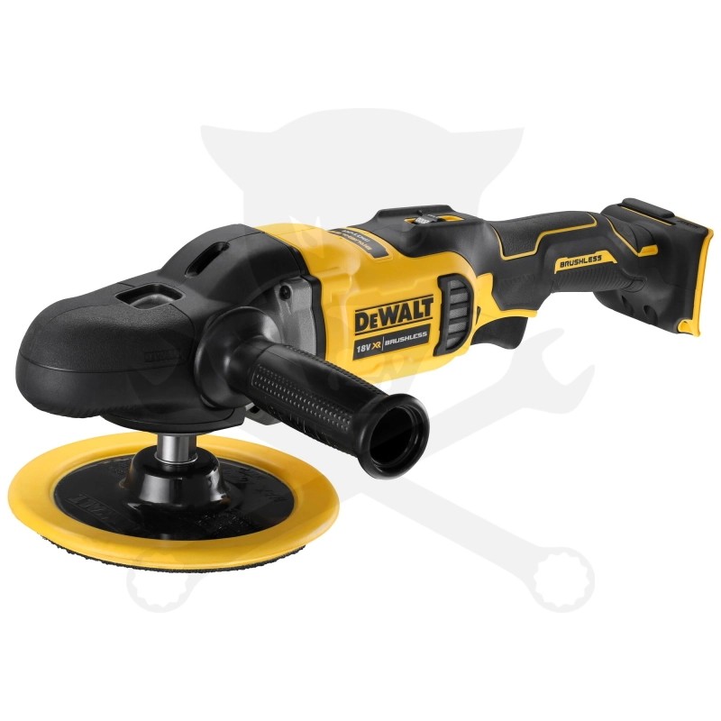 Polírozógép, akkus 18V - akku nélkül - 180 mm - DeWalt