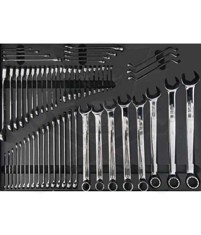 Csillag-Villás készlet 58 db-os szerszámos kocsiba QUAD DRIVE - SP Tools