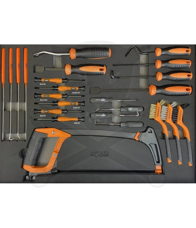 Szerszámkészlet, tálcás 24 db-os - SP Tools