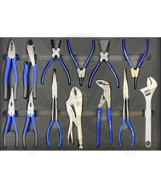 Szerszámkészlet, tálcás 13 db-os - SP Tools