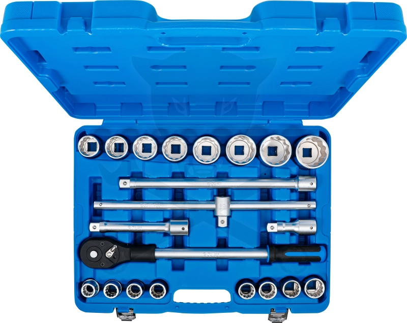 Dugókulcs - crowafej készlet 3/4" 12 lap 19-50 mm 21 db-os - BGS
