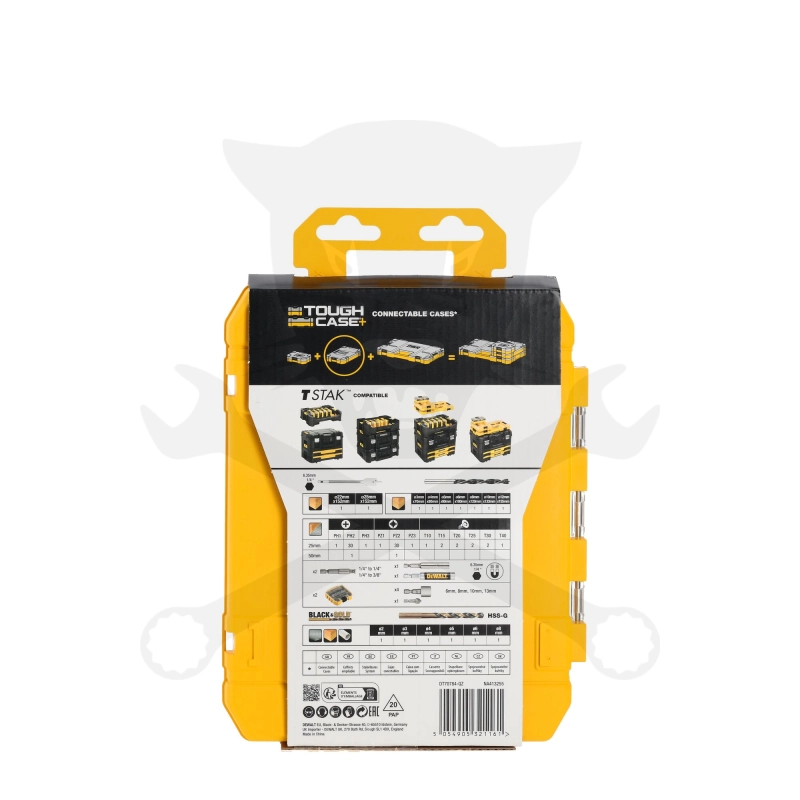 Bit készlet 100 db-os TOUGHCASE tárolóban