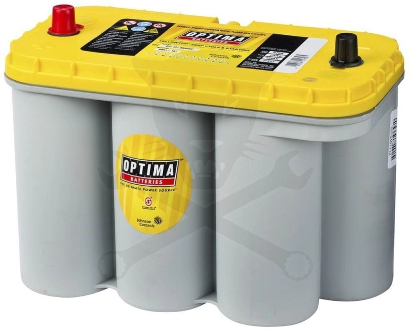 Akku OPTIMA YELLOW TOP 12V 75Ah 975A Közép pólus 325x165x218 mm