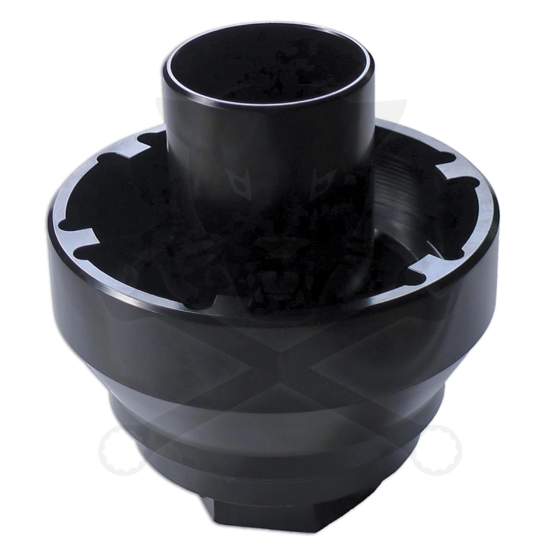 Záróanya foglalat 133 - 145 mm + 6 lapú légkulcs 60 mm MAN-hez - Laser