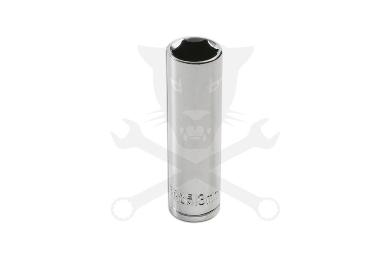Gyertyakulcs 13 mm gumibetétes 3/8" 6 lapú 62 mm - NGK és Denso - M8
