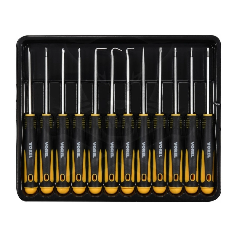Csavarhúzó készlet Phillips, Lapos, Torx 12 db-os - Vorel