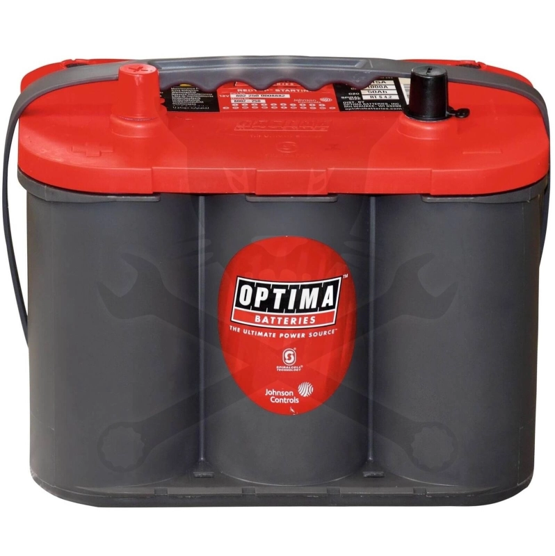 Akku OPTIMA RED TOP 12V 50Ah 815A Bal pozitív 254x172x173 mm