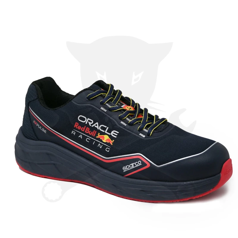 Munkavédelmi cipő SPARCO - Impulse Red Bull S1PS ESD Kék-Piros 39