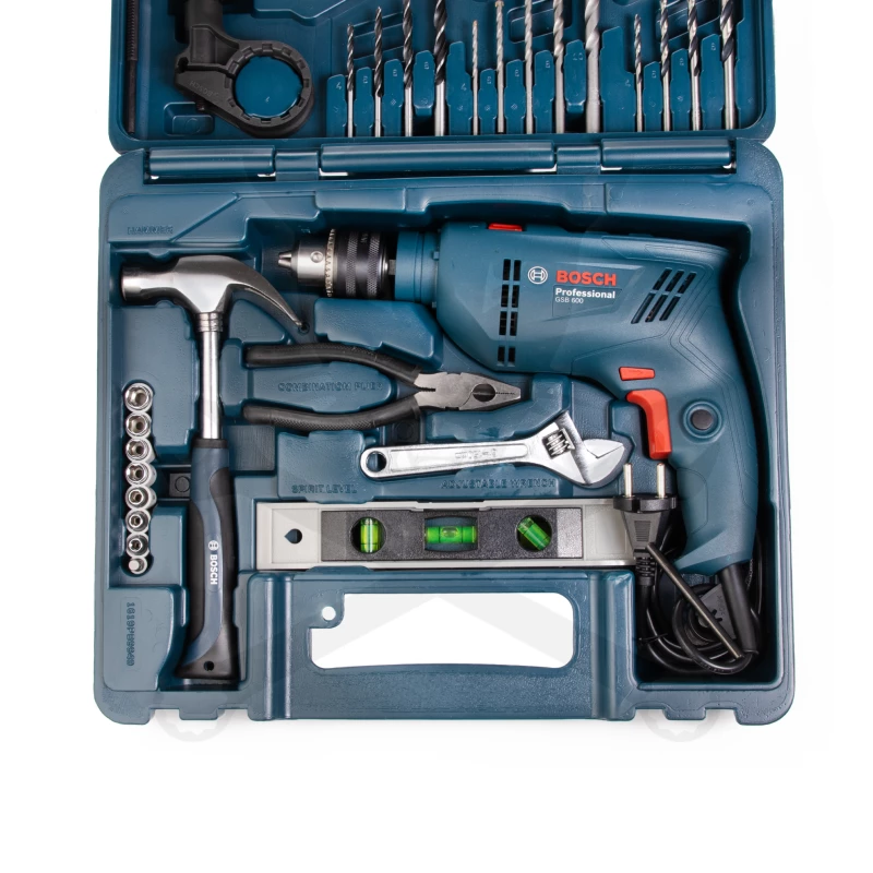 Ütvefúrógép  600W 1.5-13 mm gyorstokmányos készlet - Bosch