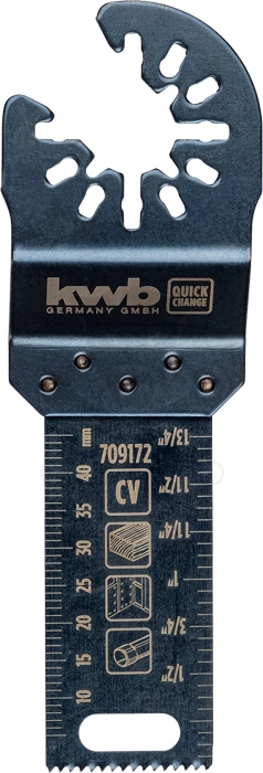 Multifunkciós tartozék vágófej beszúró fej 22x48 mm AKKU TOP - KWB