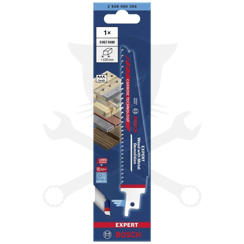 Fűrészlap kardfűrészhez, szöges fa 150mm 5-7 TPI / S967XHM - Bosch