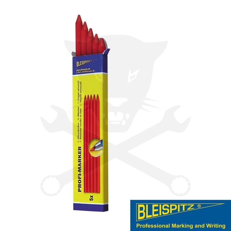 Jelölő kréta betét 5 db-os - PIROS - Bleispitz