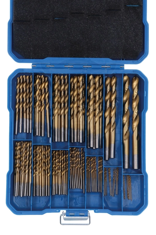 Csigafúró készlet HSS TiN Titán bevonatú 99 db-os 1.0-10.0 mm LASER