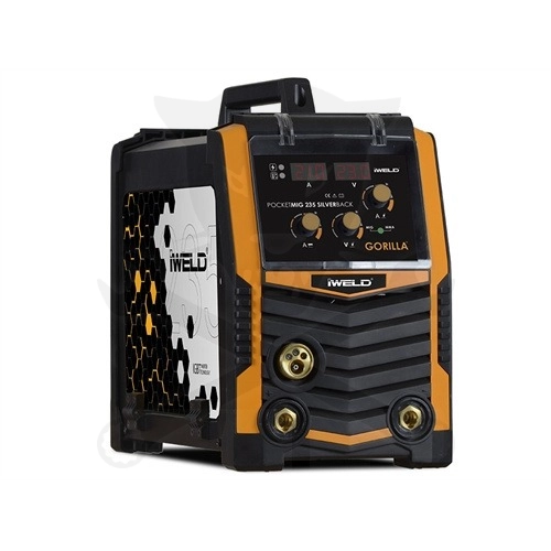 Hegesztő inverter Gorilla PocketMIG 235 Silverback