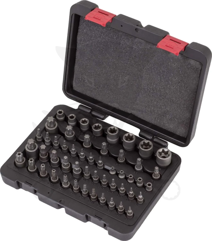 Torx készlet külső/belső 52 db-os 1/4" - 3/8" - 1/2" - Welzh