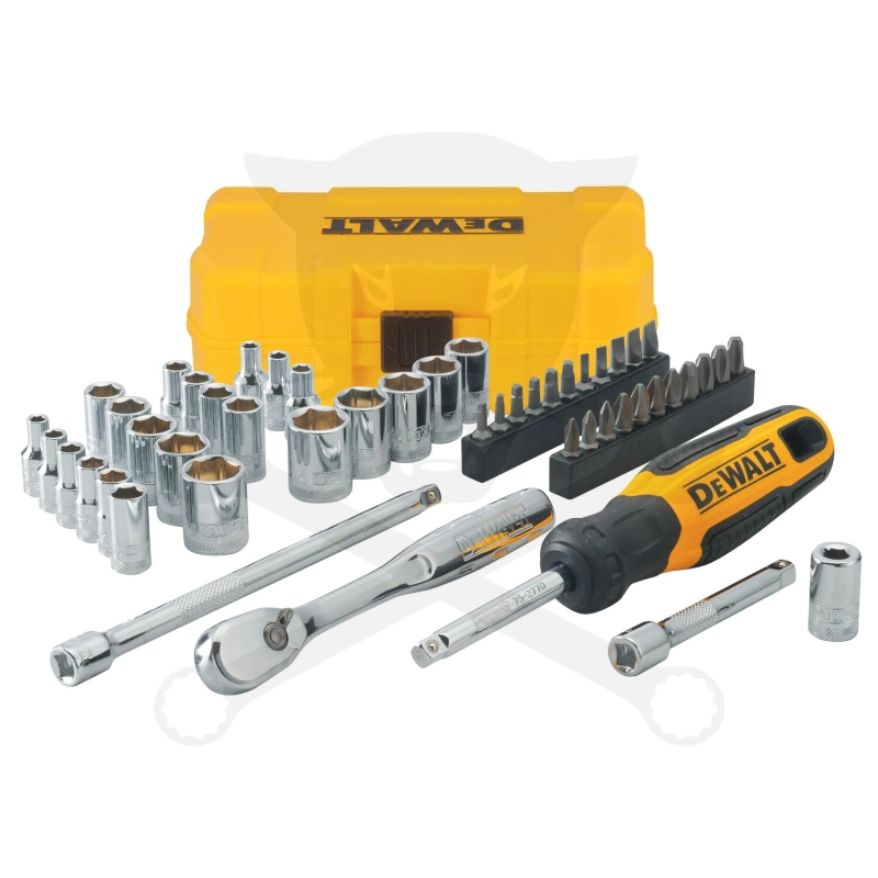 Dugókulcs - crowafej készlet 1/4" Nano 50 db-os - DeWalt