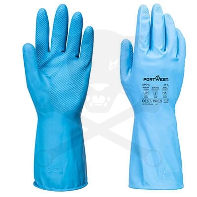 Kesztyű gumi latex élemiszeripari  7/S - Portwest