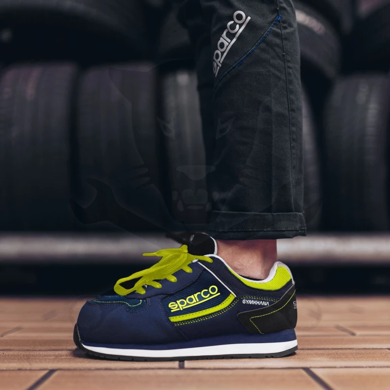 Munkavédelmi cipő SPARCO - GYMKHANA DANI S1P Kék-Fluo 36-os