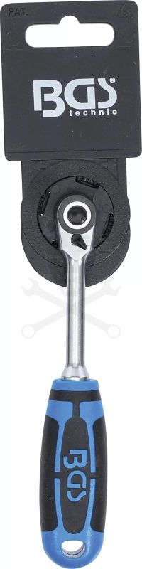 Crowa racsnis kulcs 1/4" 72 fogú, irányváltós - BGS