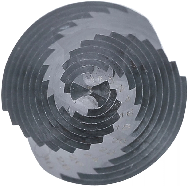 Lemezfúró, lépcsős 1 db-os HSS 6-30/2 mm - BGS