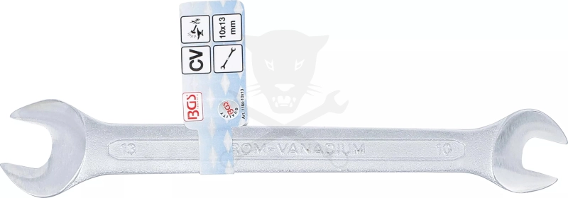 Villás-villáskulcs 10x13 mm BGS