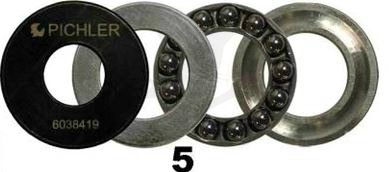 Pichler tartozék F9Q-05 Támcsapágy + tartó adapter készlet F9Q-1.9 DCI