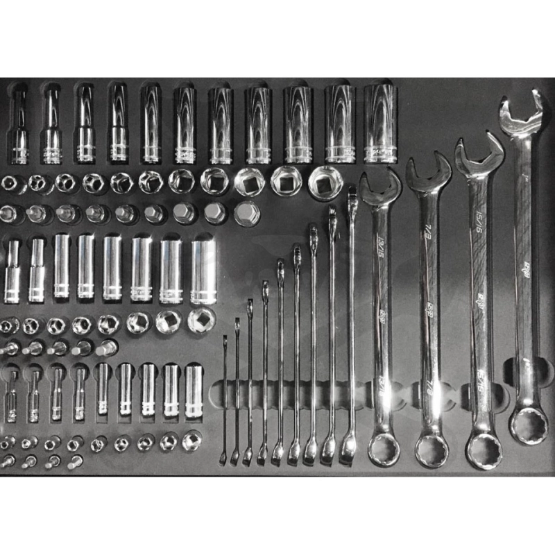 Tálcás SP Tools "M" Dugókulcs+Imbusz+csillag-villás készlet88 db-os COLOS