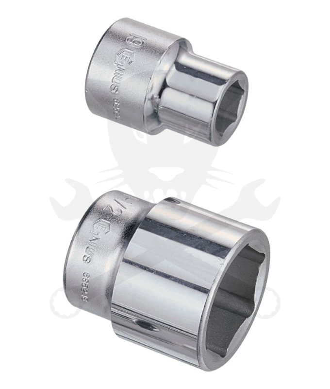 Dugókulcs - crowafej 3/4" 6 lap normál 58 mm Genius