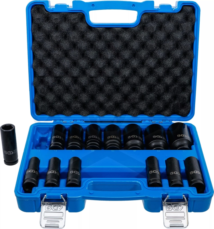 Légkulcsfej készlet 1/2" 14 db 10-32 mm metrikus hosszú BGS