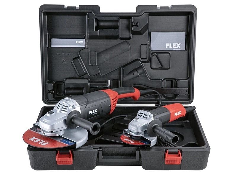 Sarokcsiszoló készlet Flex 230 - 125 mm 2100-1100 W (L 2200+ L 1100)