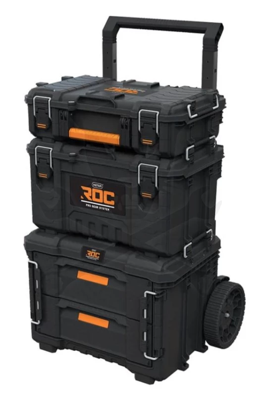 Szerszámos láda ROC Pro Gear 2.0 Gurulós teleszkópos hordozókocsi -Keter