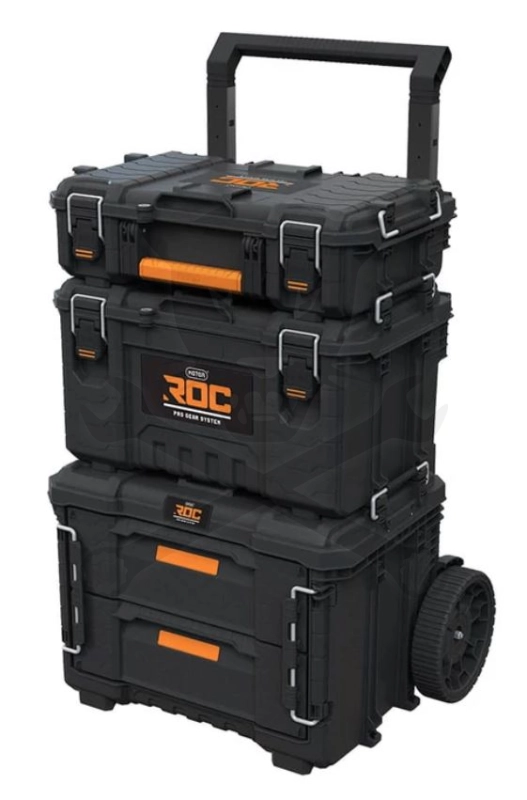 Szerszámos láda ROC Pro Gear 2.0 Gurulós teleszkópos hordozókocsi -Keter