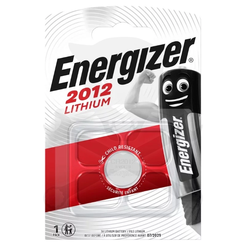 Elem 3V - CR2012 gombelem - Li Energizer
