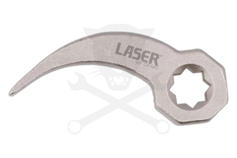 Feszítő szerszám  70 mm hosszú pajszer 3/8" adapter, kerek ívelt vég