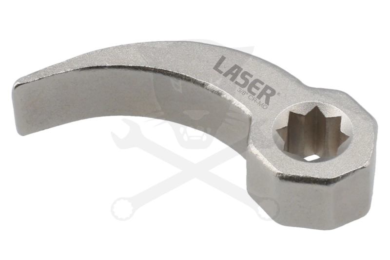 Feszítő szerszám  70 mm hosszú pajszer 3/8" adapter, kerek ívelt vég