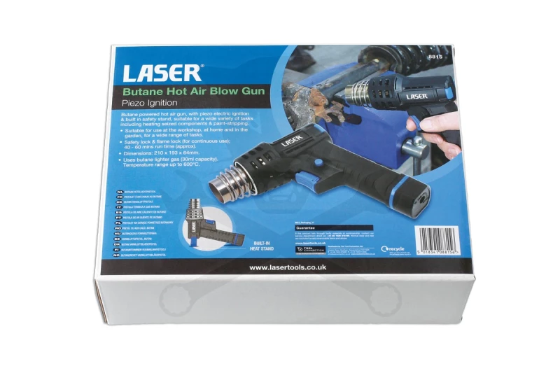 Hőlégfúvó gázos 600°C  - Laser
